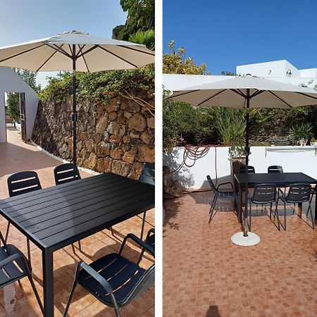 Villa Essence - A Unique Detached Villa With A-C, Heated Private Pool, Hottub, Gardens, Patios And Stunning Views! Tías Eksteriør billede
